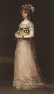 フランシスコ・ゴヤ Painting - チンチョン伯爵夫人の肖像画 フランシスコ・ゴヤ